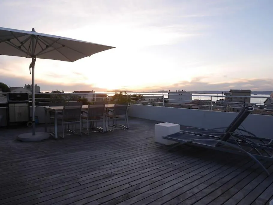 Unique! Appart Toit Terrasse - 100M Mer Marseille 0*,