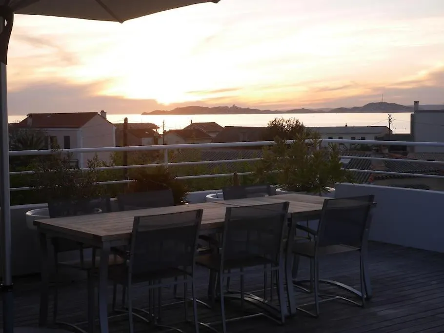 Apartment Unique! Appart Toit Terrasse - 100M Mer Marseille