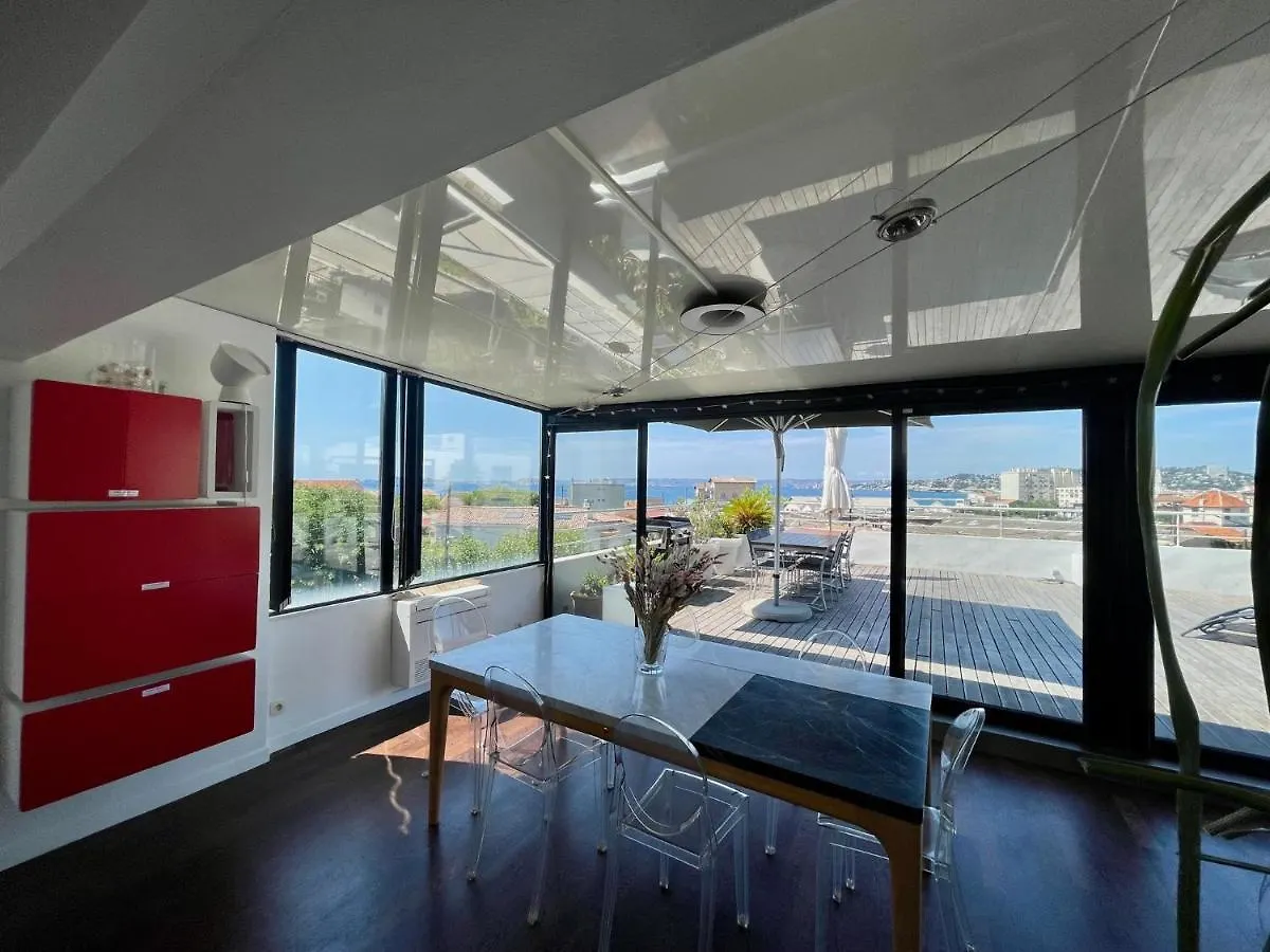 Unique! Appart Toit Terrasse - 100M Mer Marseille Apartment